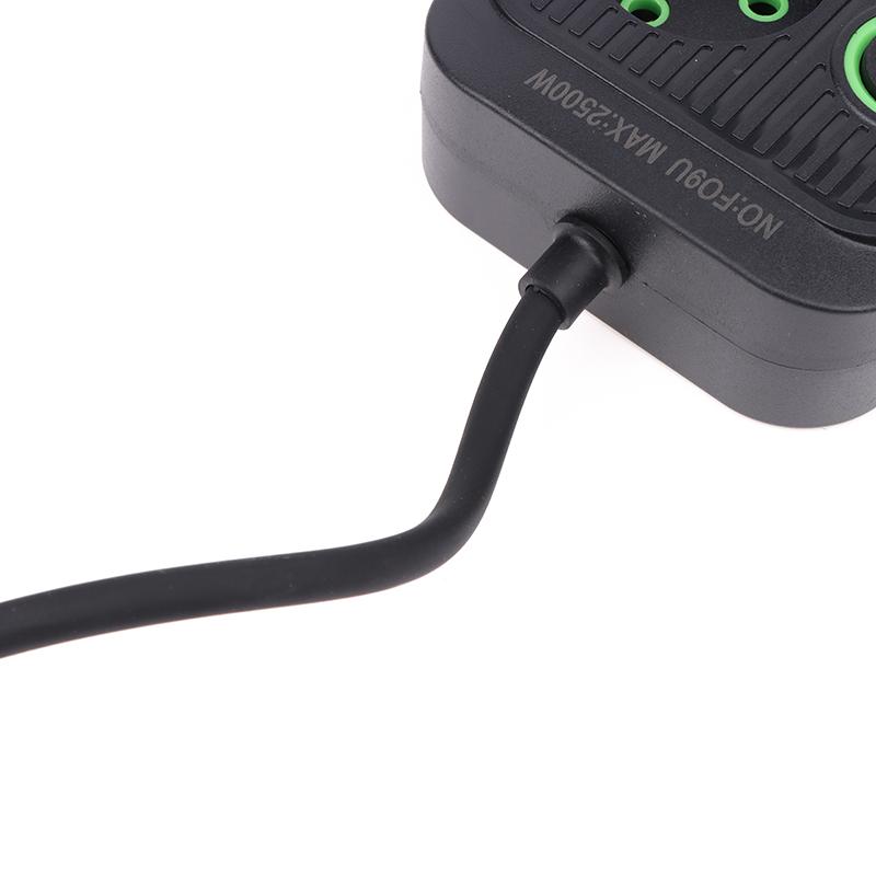 1Pc Spina UE Multipresa Presa CA Cavo di prolunga multipresa Presa elettrica con 4 porte USB Caricabatterie rapido Spina UE