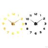 Clock, Frameless Large Wall Home Decoration Mute Mirror Stickers Colors