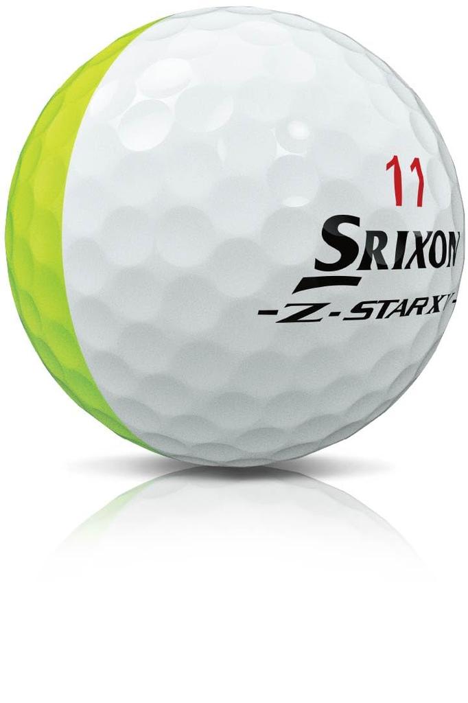 DUNLOP Srixon XV Divide Golf 2025 1 Dozen Z-Star Balls, Model, (12 Balls), White/Yellow