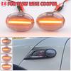 2pcs Dynamic Side Marker Repeater Light for BMW MINI Cooper R55 R56 R57 R58 R59 2007-2013 LED Turn Signal Light Indicator