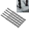 5pcs Carbide Tip Carbide Tipped Masonry Bits 2 Flute Spiral SDS Plus Hammer Bits  For Concrete