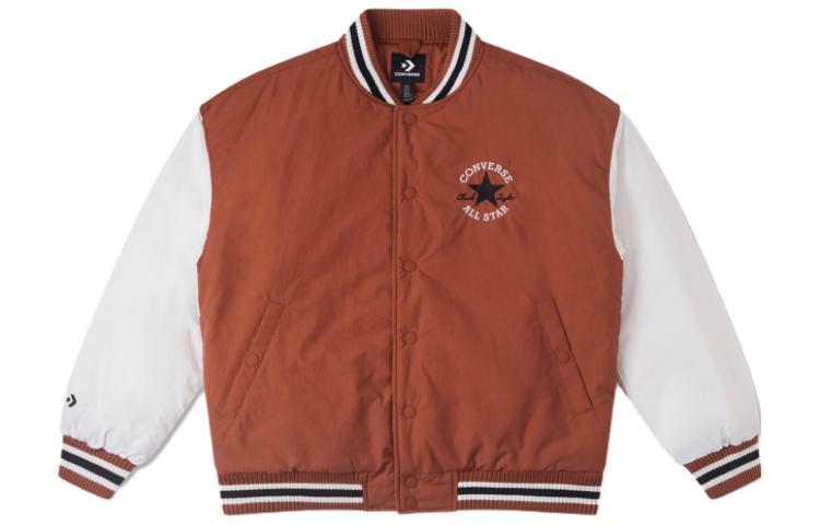 Converse Baseball Jerseys Men s Brown Baseball Collar Moderate Straight Fit 10025261-A02 XL