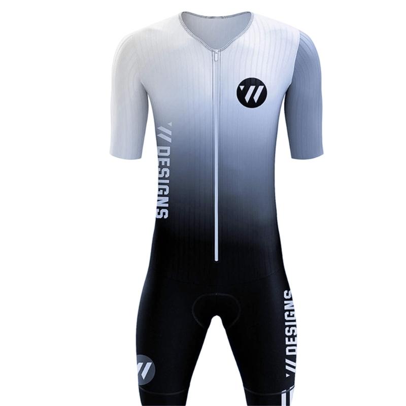 

Men s Cycling Skinsuit Road Cycling Jerseys Ironmen Triathlons Ventilated Cloth for Long Distances Cycling S