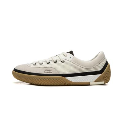 Li Ning Break The Mold Slip Resistant Cushioning Abrasion Resistant Breathable Low Top German Army Trainers Men's Gray AGCW207-2