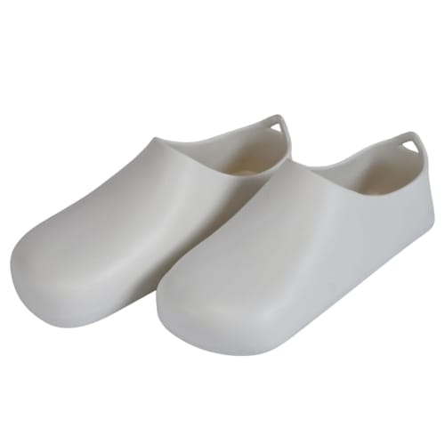 Okazaki Soft Bath Boots, Ivory, Sizes 24-26cm, for Baths, Showers, and Bathroom Cleaning Supplies. Soft, Simple, Lightweight, and Easy to Store. Hangs