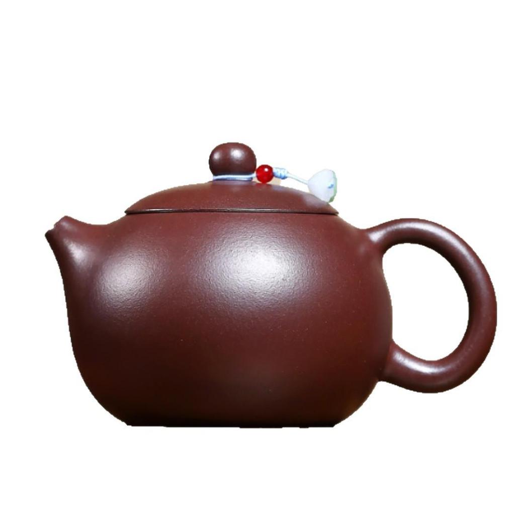 Handcrafted Yixing Zisha Xi Shi Red Clay Teapot Set