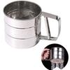 Kitchen Gadget for Cakes - Hand - Screened Sugar Mesh, Baking Sieve Strainer, Stainless Steel Flour Sieve Cup Powder Sieve Mesh