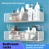 Bathroom Storage Rack Bathroom Shelf Wall Mounted Corner Storage Shelves Punch-free Toilet Rack Bathroom Organizer