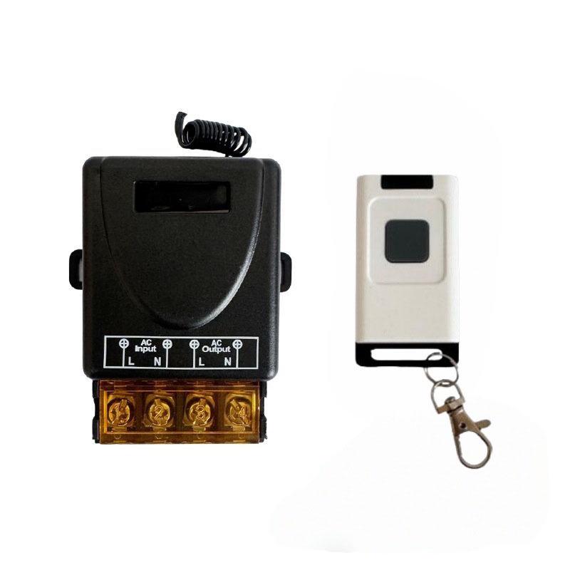 High Power 220V Wireless Remote Control Switch for Water Pumps, Irrigation, Fans, Smoke Extractors, and Sprayers.