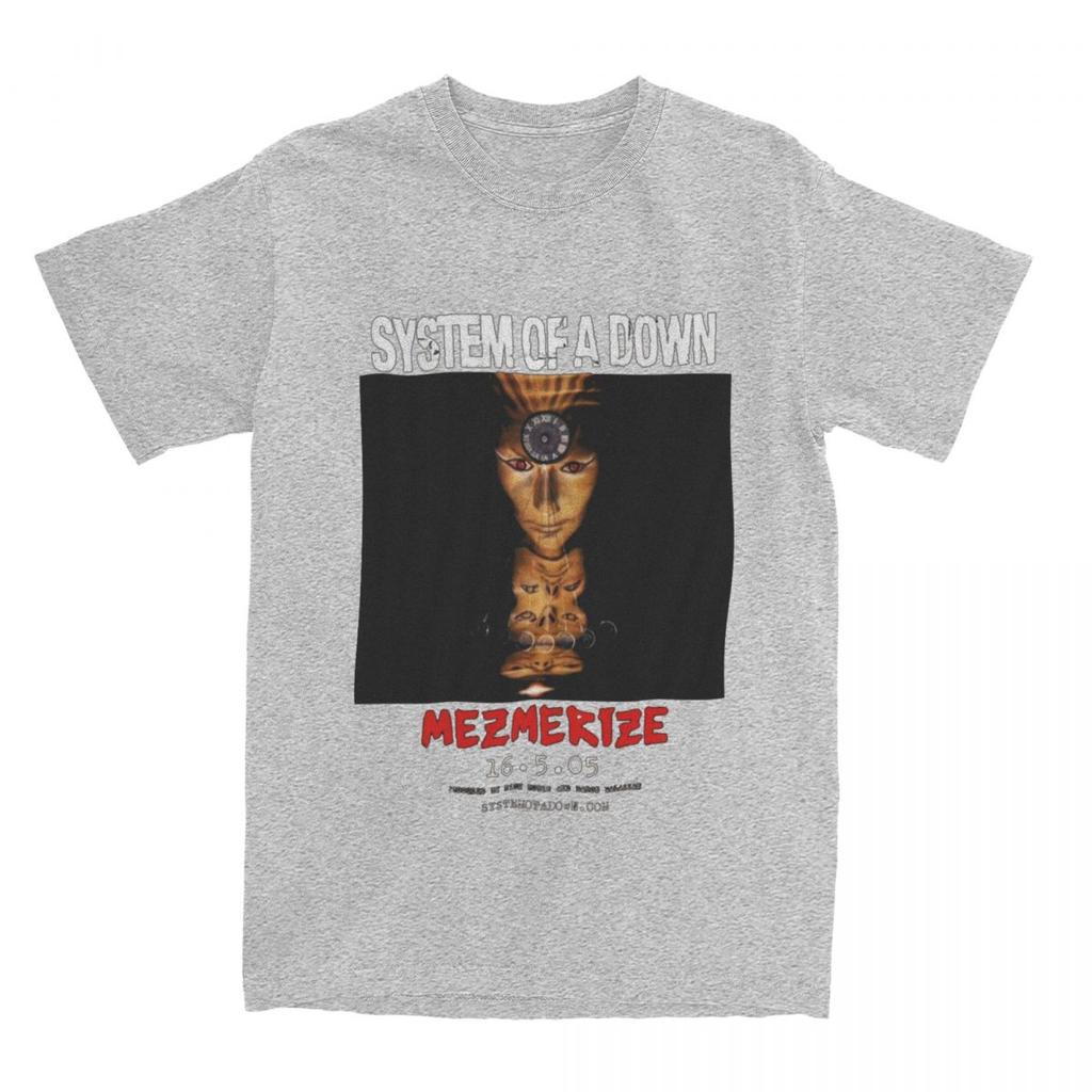 Systemed Of A Down T-Shirt Summer hypnotize music Aesthetic T-Shirts Cotton Fashion Tshirt For Men Short Sleeve Casual Clothing