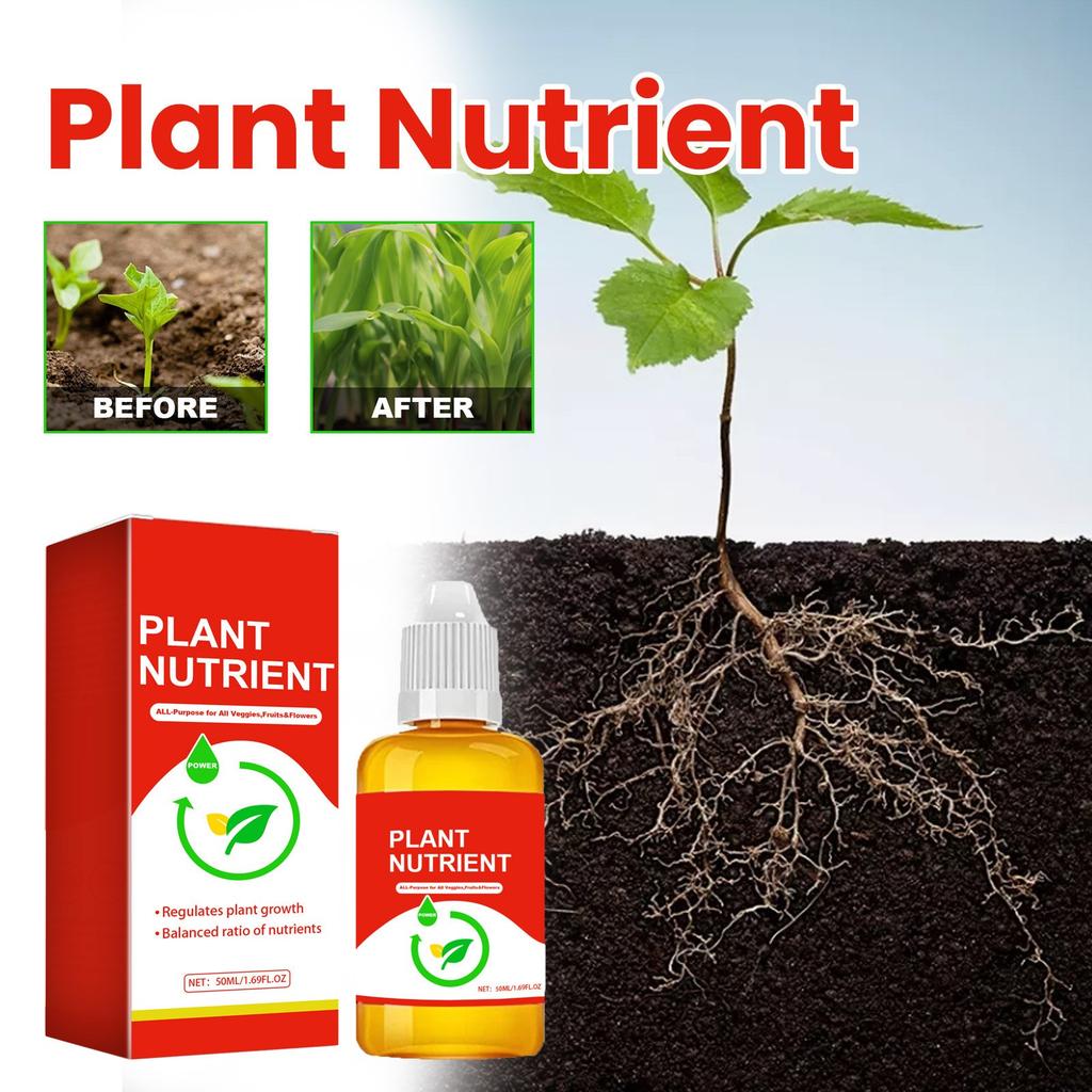 Plant Rooting Promoter, Plant Growth Promoter Supplement, Rooting Hormone And Liquid Fertilizer For Seedlings And Cuttings (1 Bottle, 50ml)