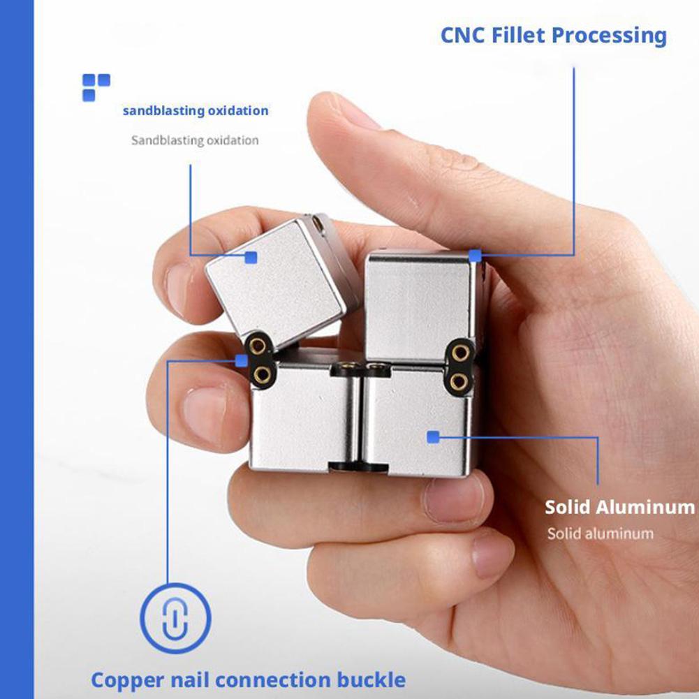 Magic Cube Stress Relief Toy Infinity Cube Portable Educational Toys Decompress Relax Toys for Children Adult Relax Venting Toys