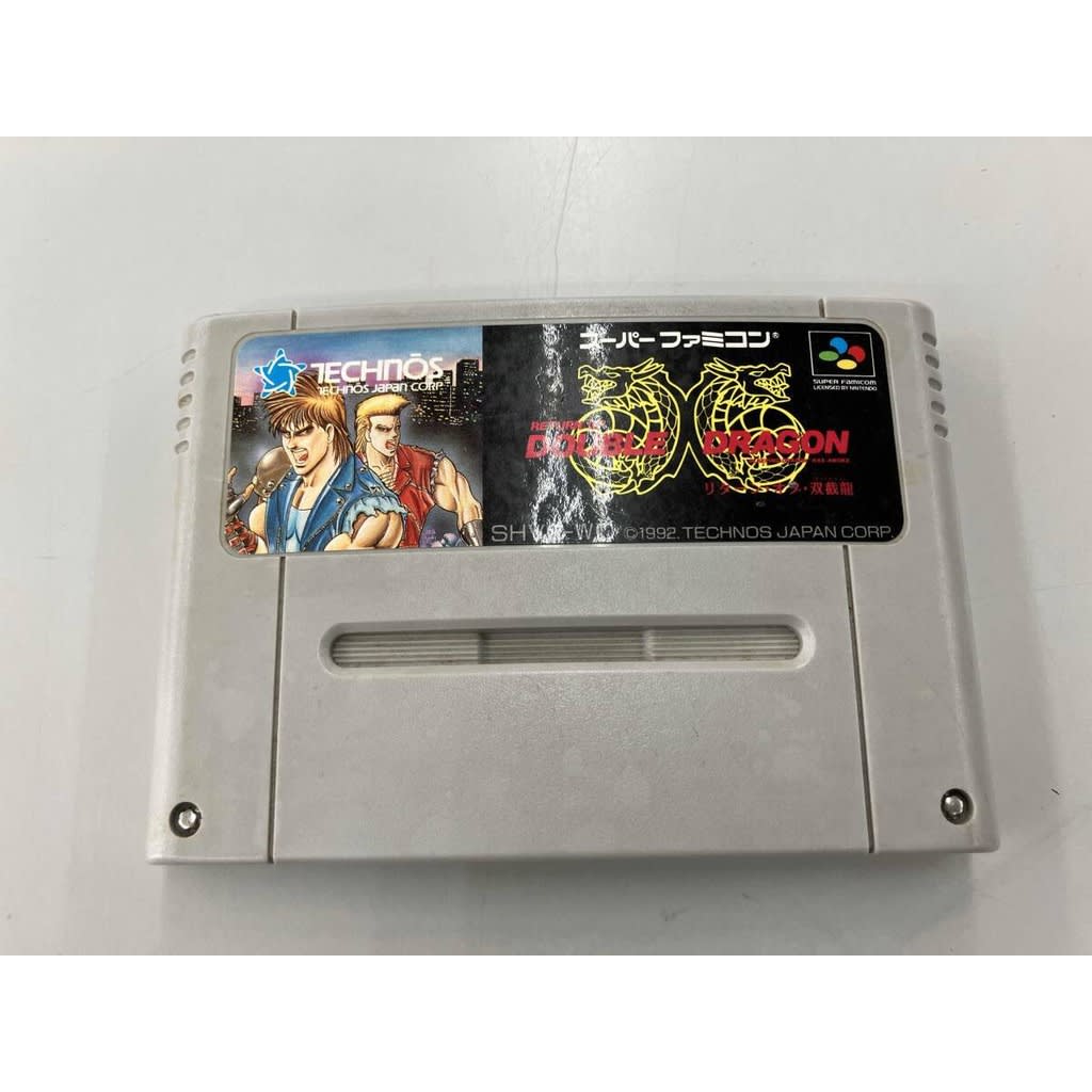 Used Super Double Dragon (Return of Double Dragon) SFC SNES Super Famicom SHVC-WD tested working Nintendo Action Technos Japan NTSC-J Super Nintendo