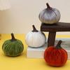 Velvety Pumpkin Decoration Fall Harvest Festival Home Office Display Accessories Dinning Table Centerpieces