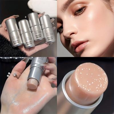Blush Highlighter Stick multifunzionale per un effetto naturale e rugiadoso e contouring