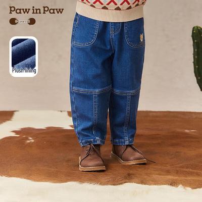 PawinPaw Boy's Cartoon Bear Casual Denim Jeans