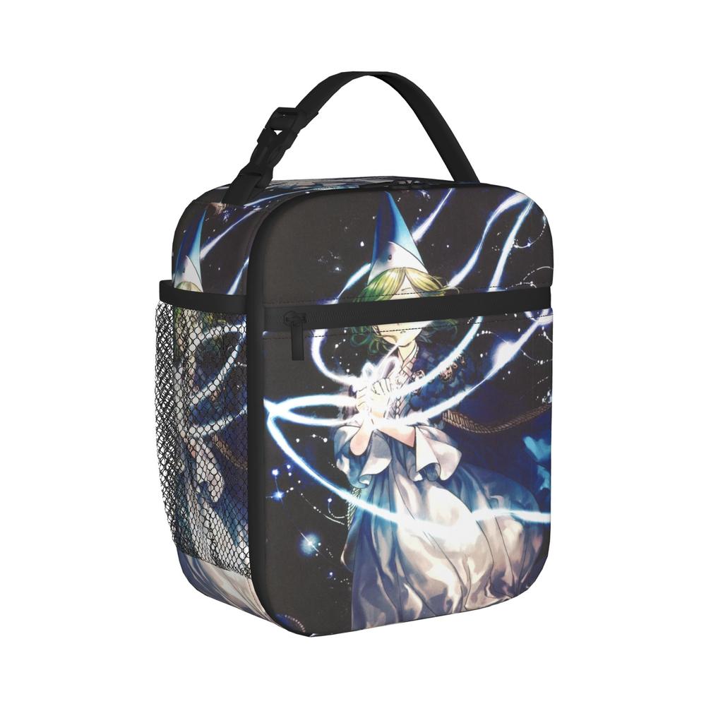 Witch Hat Atelier Anime Thermal Insulated Lunch Bags for Office Portable Food Container Bags Thermal Cooler Food Box