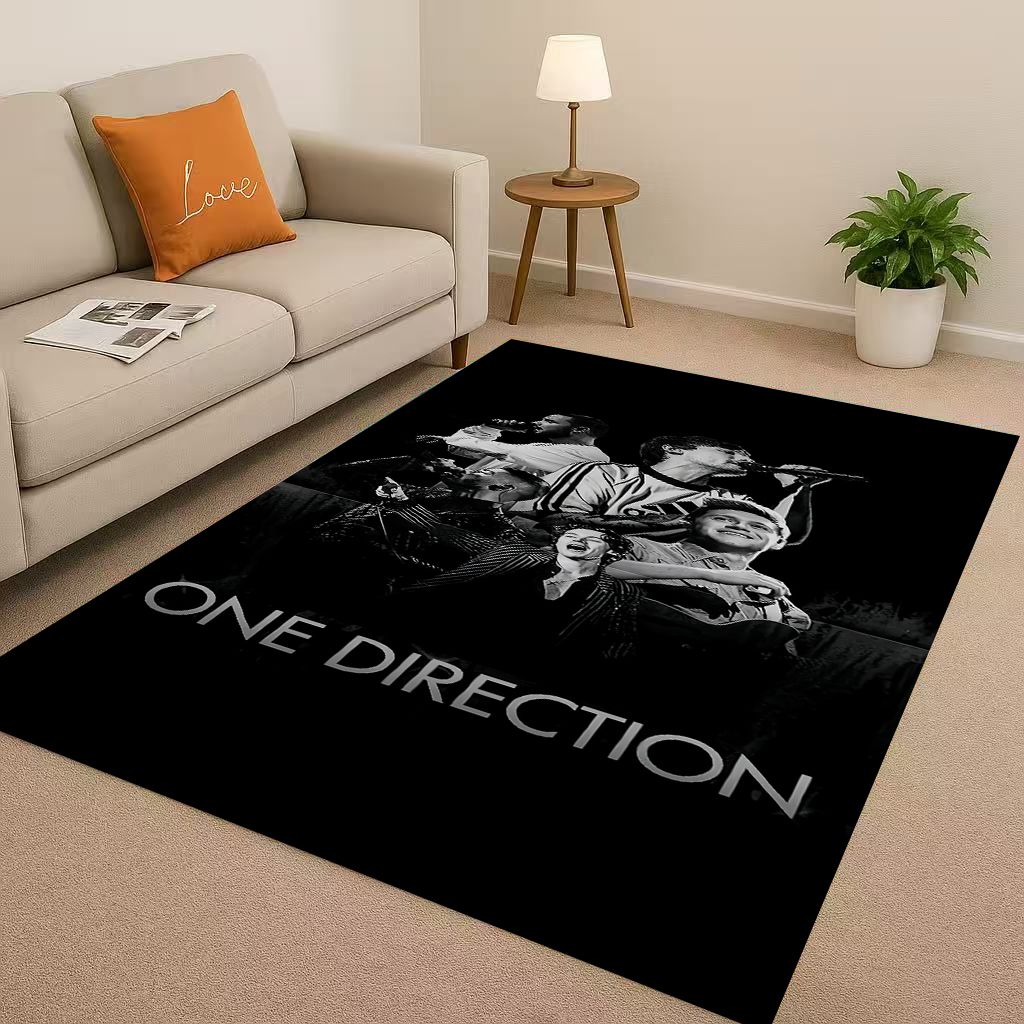 27 Stil Neu One D-Direction Sänger Star Wohnzimmer Rutschfester Bereichsteppich Teppich für Schlafzimmer Spielzimmer Sofa, Leicht zu reinigende Haustürmatte