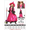Children's Clothes Makeup Ball Witch Costume Rose Red Imitation Witch Dress Long Skirt