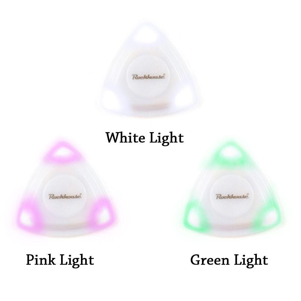 Multicolors Glowing Acoustic Guitar Picks Plectrum Ukulele Picks  Electric Guitar Part Accessory