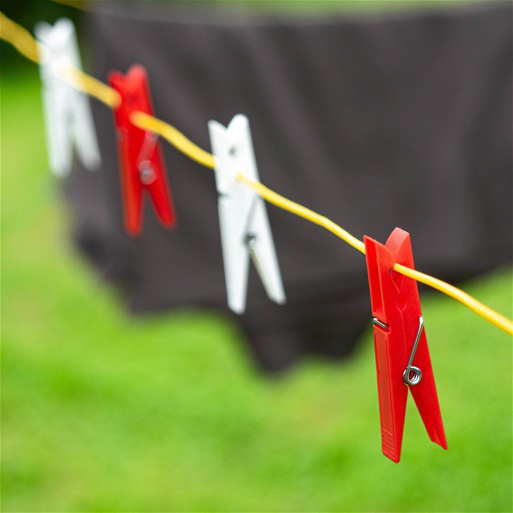 KADAX Clothesline Cord for Laundry 20 Meters Strong with Core String Balcony