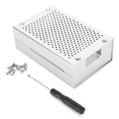 Schutzhülle aus Aluminiumlegierung Staubdicht Wärmeableitendes Gehäuse für Raspberry Pi 3B