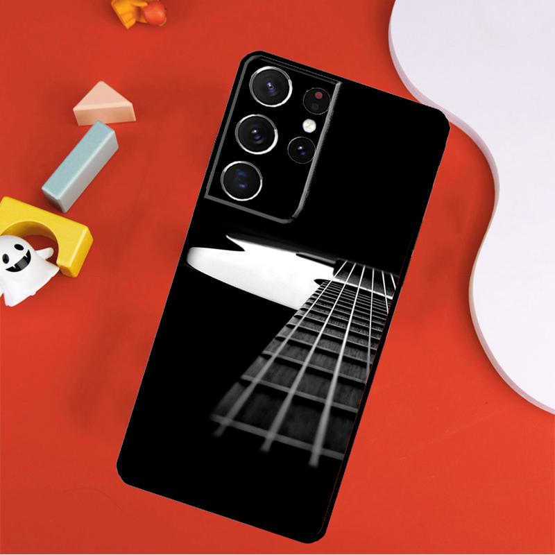 Guitar Music Phone Case For Samsung Galaxy S25 Ultra S24 Ultra S9 S10 S20 S21 S22 S23 Plus S24 FE Cover