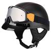 3C Certified Retro Half Helmet Scooter Motorcycle Riders Unisex All Season ABS Safety With Visor Options