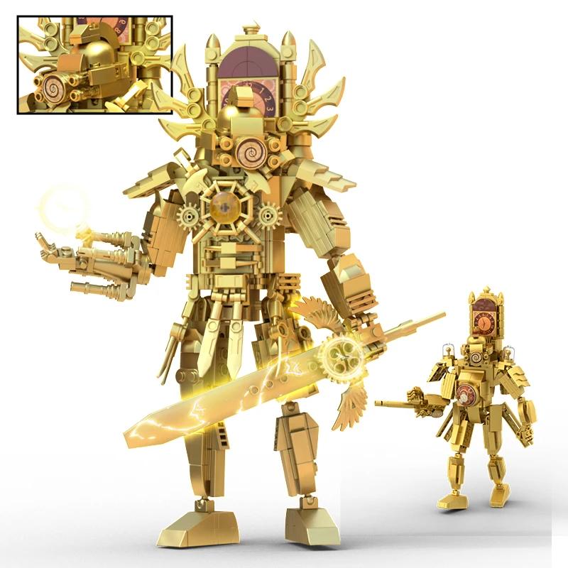 Skibidi Toilet Figure Construction Toys For Male Titan TVMan Speakerman Titan Drill Man Blocks Model Toys Kids Toys