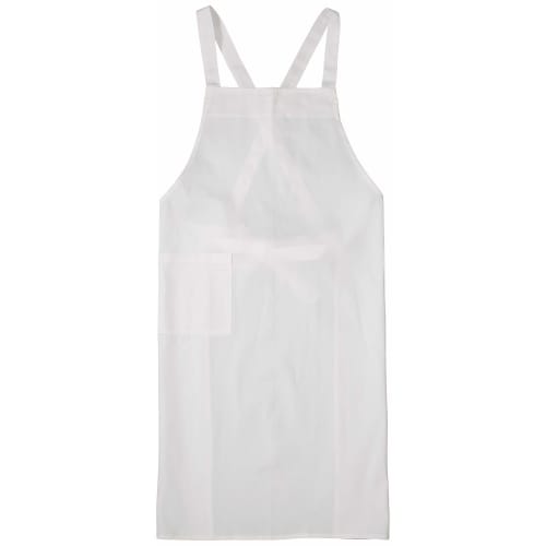 

Sanpexist Apron (White) A-1596 100% Cotton SEPA801