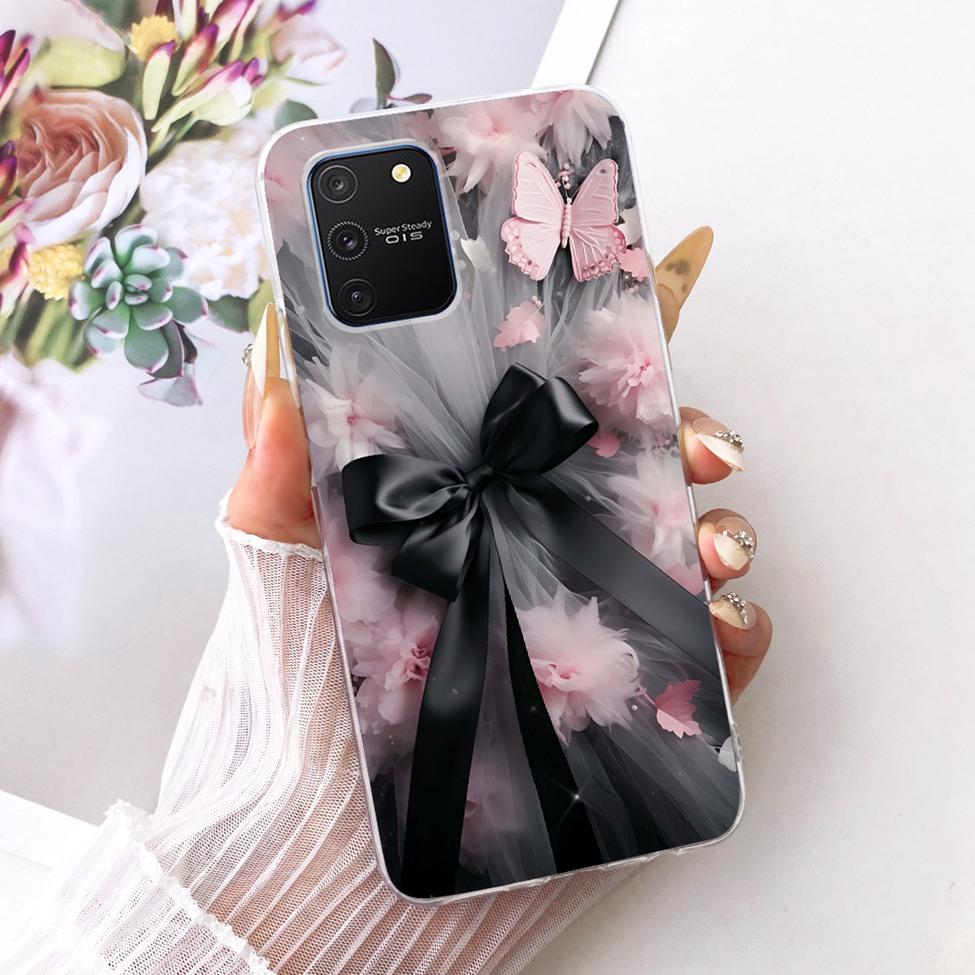 Clear For Samsung S10 Lite Case Cute Fashion Butterfly Funny Painted Casing For Samsung Galaxy S10 Lite SM-G770F SM-G770U1 Cover