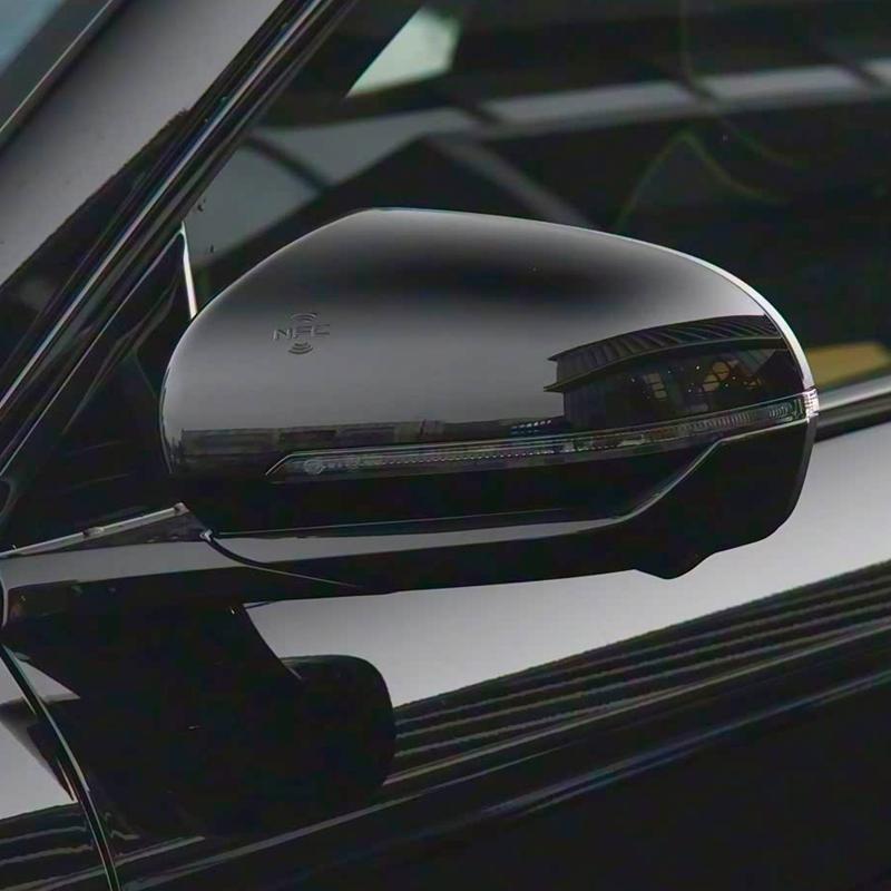 DinCh Für BYD ATTO 3 Yuan Plus Seitenrückspiegelabdeckung Rückspiegeldeckel Schale Blinkerglasbasis