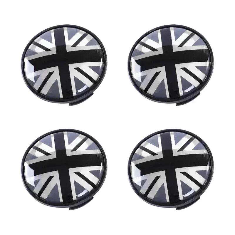 PUOI2 4PCS 54mm 56mm Car Wheel Center Hub Caps Cover Emblem Badge For BMW Mini Cooper One S JCW R55 R56 R57 R58 R60 F55 F56 Clubman