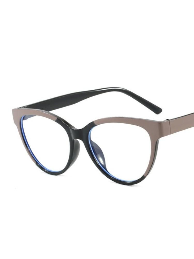 Trendy Vintage Triangle Eyeglasses Frames Ladies Cat Eye Prescription Optical Male Glasses Colorful Spectacle Frame Frame