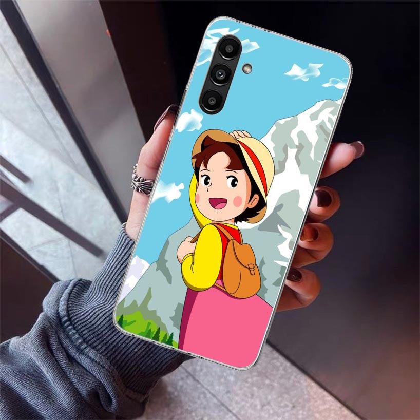 Heidi Cute Cartoon Phone Case For Samsung Galaxy A17 A57 A37 A16 A26 A36 A56 A15 A25 A35 A55 A14 A13 A54 A53 A34 A24 A33 A23 Gal