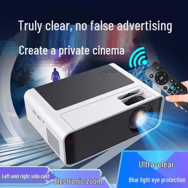 

Новый домашний проектор W15: 5G Мобильная трансляция экрана для спальни или общежития