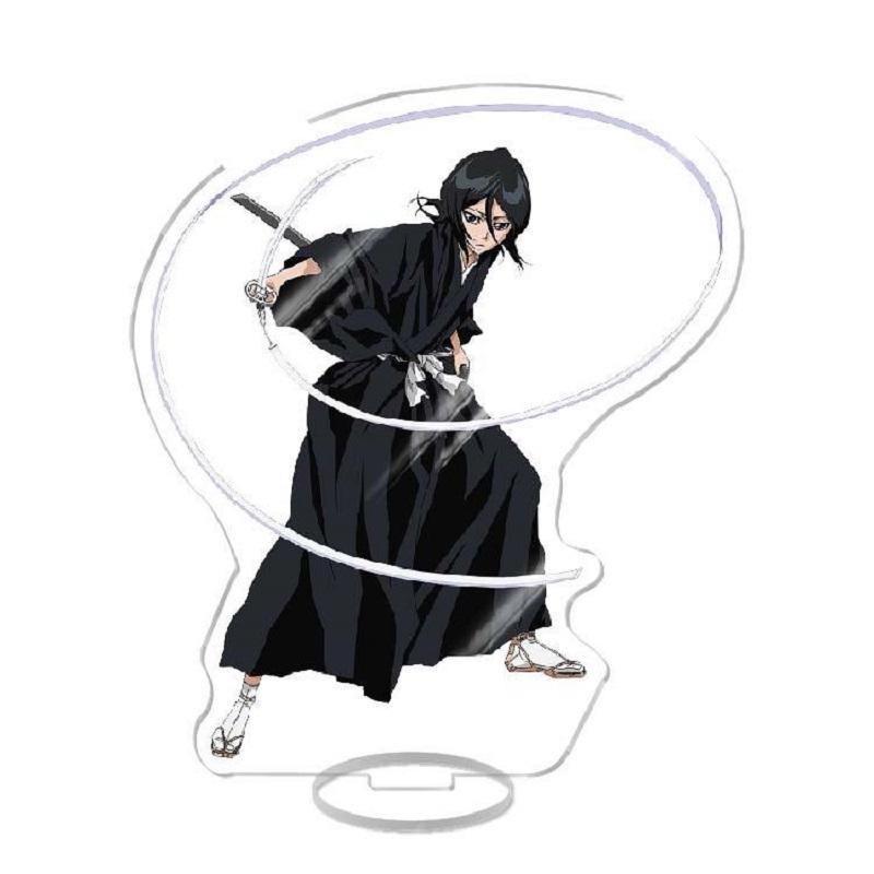 Hot Anime Bleach Figure Kurosaki Ichigo Urahara Kisuke Aizen Sousuke Cosplay Acrylic Stand Model Plate Desk Decor Standing Sign