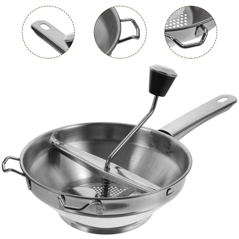 Potato Masher Ricer Press Steel Stainless Garlic Tool Fruit Squeezer Slicer Food Mashed Potatoes Presser Vegetable Vegetables