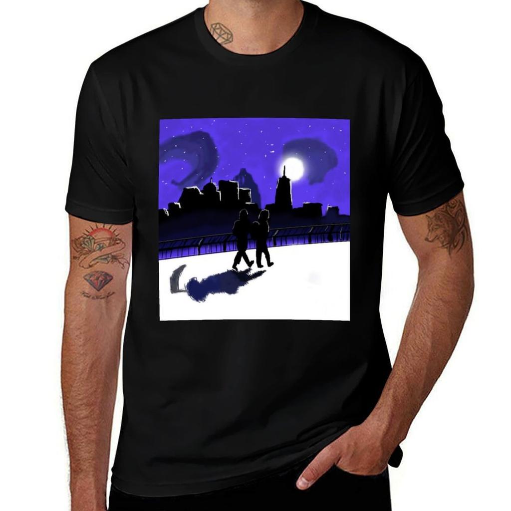 They Both Die At The End Book Cover Updated Tshirt Sporty Casual Quick Dry Tshirt