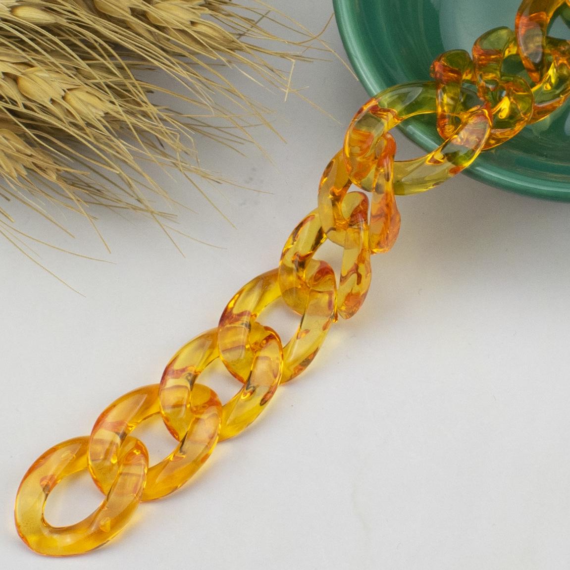 

Прозрачный акриловый глянцевый 17x23 пряжка с цепочкой для самостоятельного изготовления ювелирных изделий, аксессуаров для чехлов для телефонов #469 (100 pieces per pack)