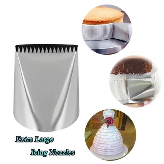 Extra Large Icing Piping Nozzle Cake Decorating Pastry Tip Fondant Cake DIY Tool