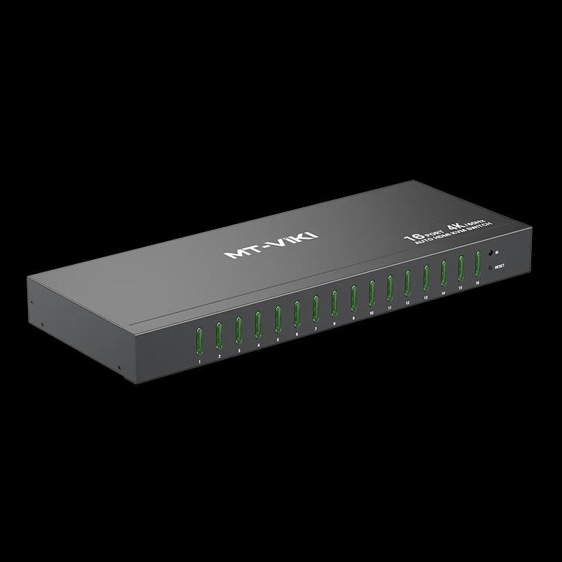 MT-viki 16-Port HDMI KVM Switch 4K@60Hz