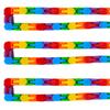 4Pcs Wacky Track Fidget Toy Stress Anxiety Relief Educational Rainbow Jointed Track Kids Teens Adults Sensory Toy Goodie Bag Stuffer Party Favors