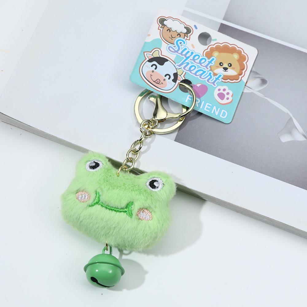 Cartoon Frog Plush Bag Pendant Bunny Cartoon Plush Keychain  Children's Toys