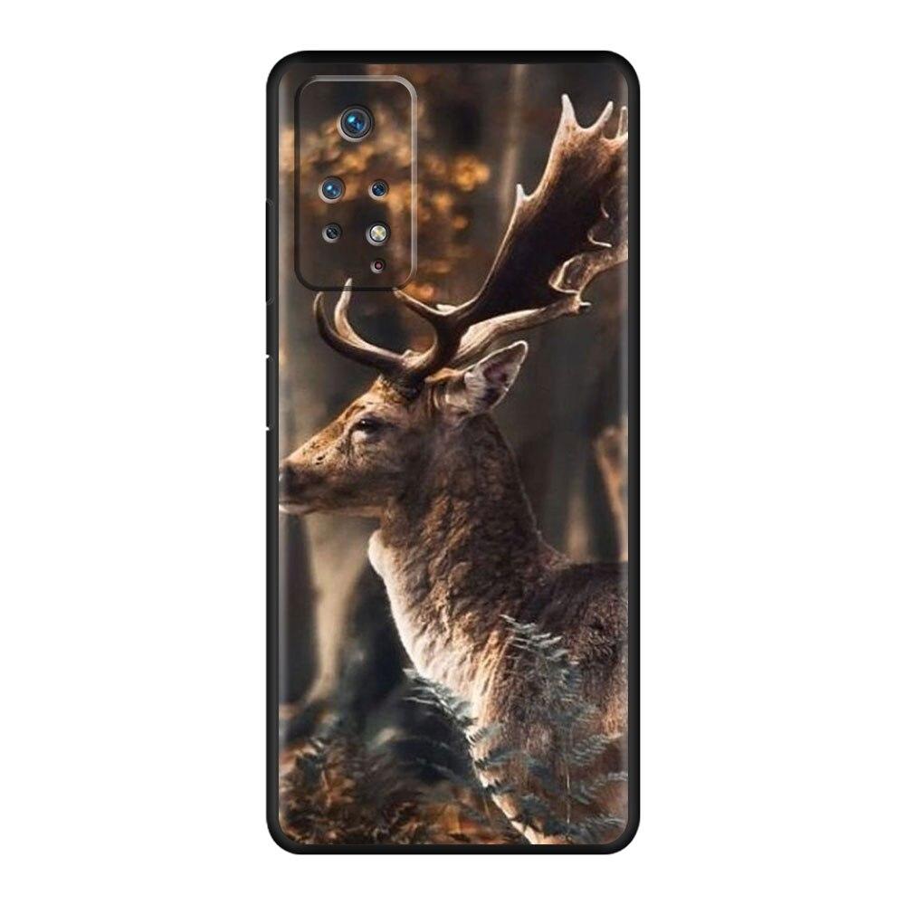 Husă de Telefon Mobil Rezistentă la Șocuri Pentru Xiaomi Redmi 9S 9A 11 Pro K40 9 9T 8 10 7 9C 8T K40S 10C Camuflaj Vânătoare de Căprioare