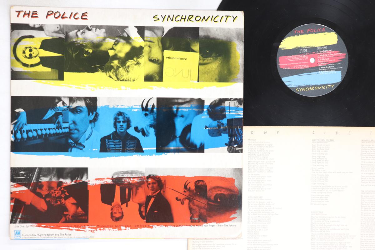 

LP Record POLICE - Synchronicity SP3735 A&M 1983 US Rock Used