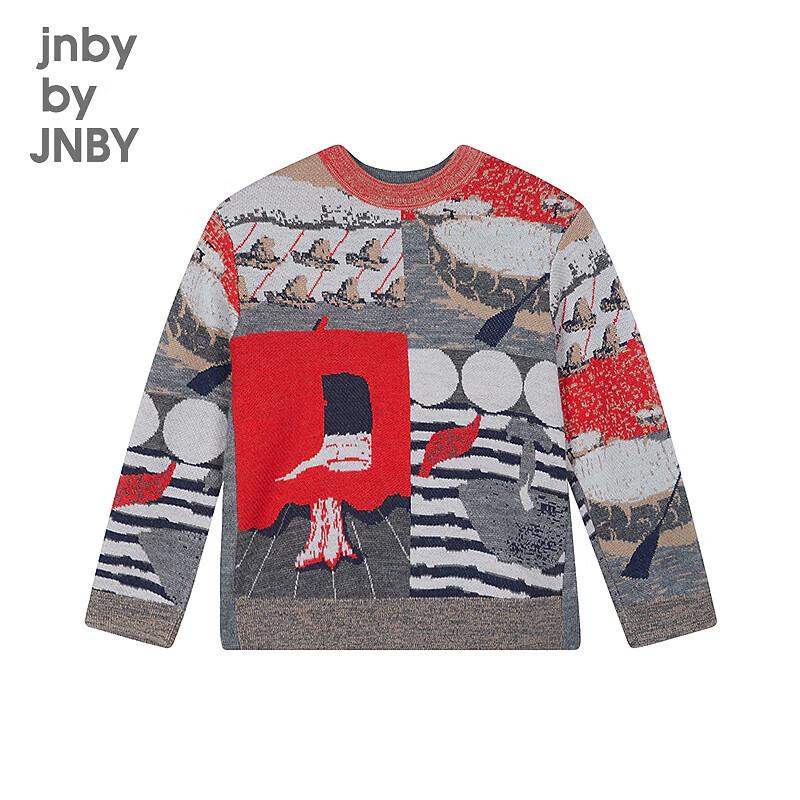 JNBY Kids  Fall Unisex Round Neck Sweater 130