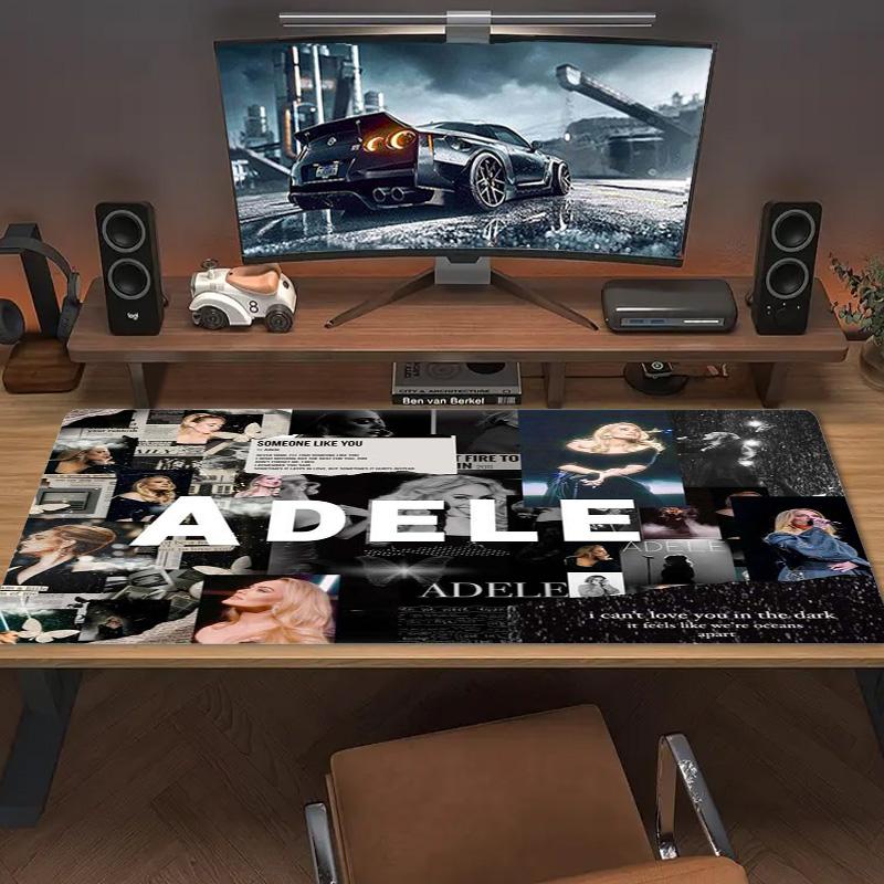 Adele Color Mouse Pad Large Gaming Table Cushion Non-slip Laptop Tablet Big Mousepad XXL Mat Mini PC Playmat With Lock edge