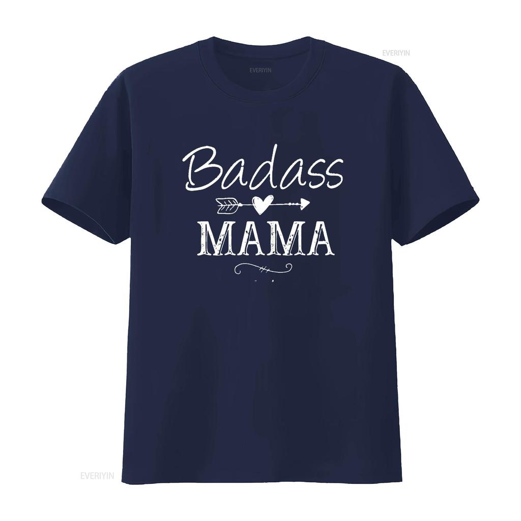 Womens Badass Mama Christmas Strong As A Mother Funny Mom T Shirt Black 2XL Vintage Washed Soft Stretched Versatile Comfortable