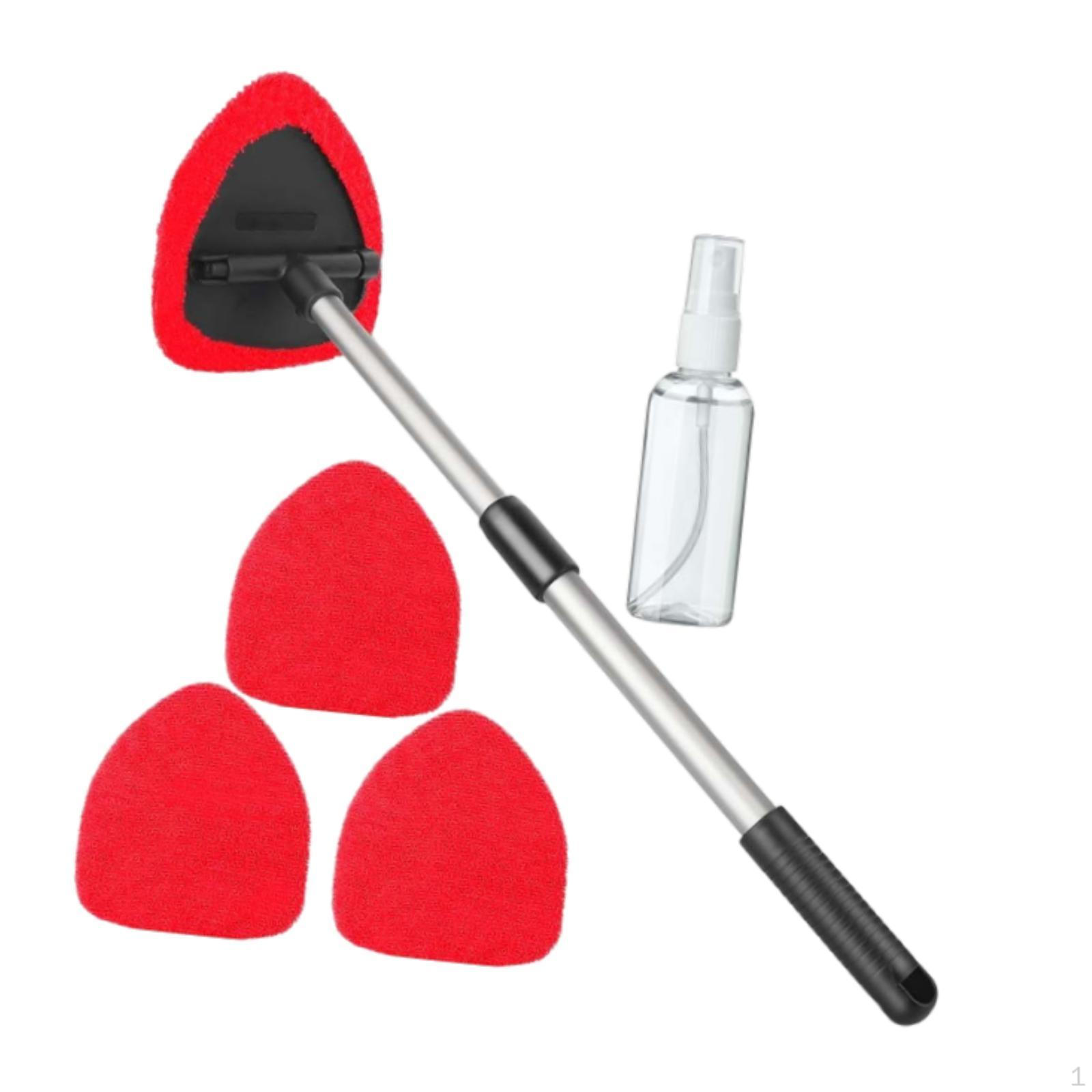 

Автоматичний інструмент для чищення лобового скла, телескопічна ручка, універсальна для салону автомобіля, зовнішнього алюмінієвого стрижня